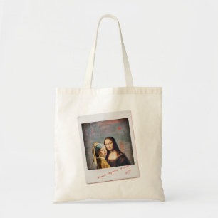 Bolsa Tote Melhores Amigos, Mona Lisa - Da Vinci