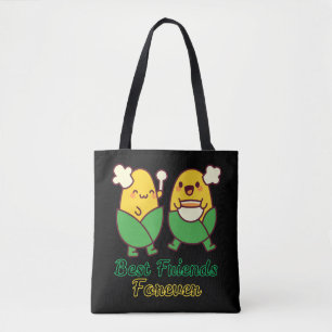 BOLSA TOTE MELHORES AMIGOS PARA SEMPRE, ENGRAÇADO, PRESENTES,