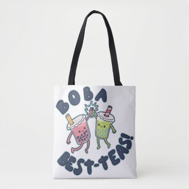 Bolsa Tote Melhores Chás de Boba! (Frente)