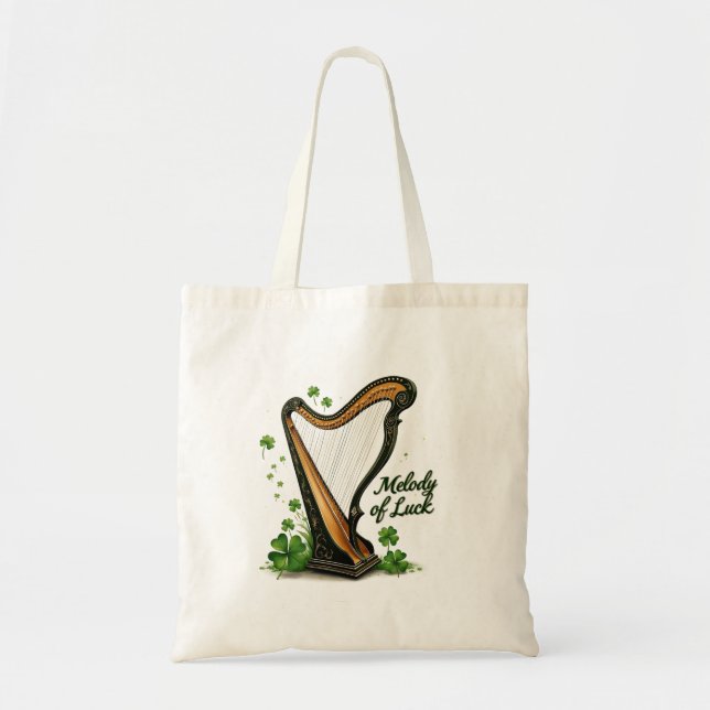 Bolsa Tote Melody of Luck Harp (Frente)