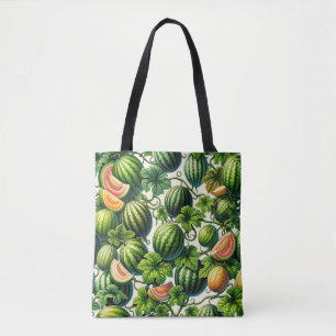 Bolsa Tote Melon Medley: Uma Colchete Vibrante De Vinha