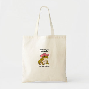 Bolsa Tote  Meme do Sapo Cowboy Cara Esperto ou Fedor de Cu 