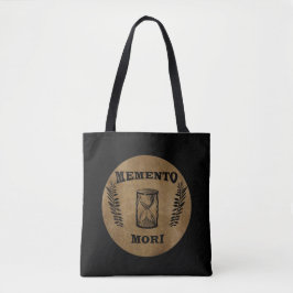 Bolsa Tote Memento mori hourglass