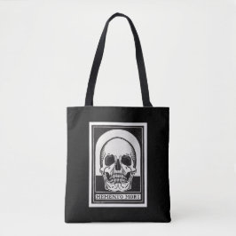 Bolsa Tote Memento Mori Skull Art