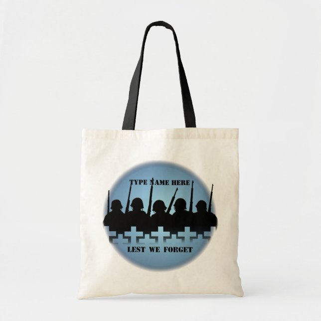 Bolsa Tote Memorial da Guerra Tote Bag Paz Para Não Esquecerm (Frente)