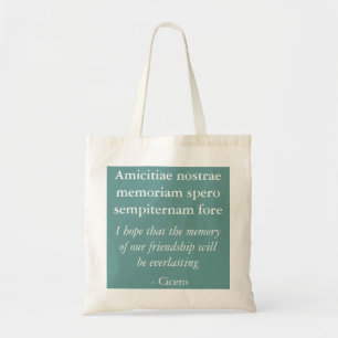 Bolsa Tote Memoriam dos nostrae de Amicitiae