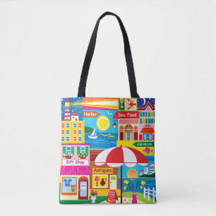 Bolsa Tote Memórias à Beira-Mar