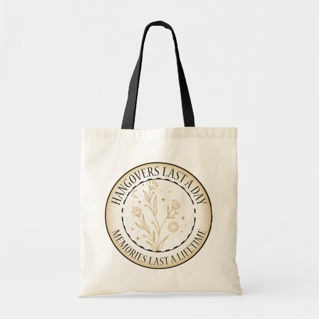 Bolsa Tote Memórias de Ressaca Celestiais Despedida de Soltei (Frente)