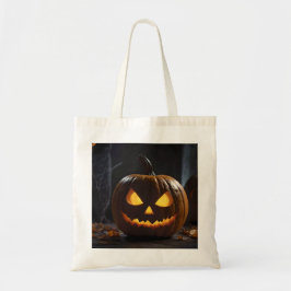 Bolsa Tote Menacing Halloween Pumpkin,