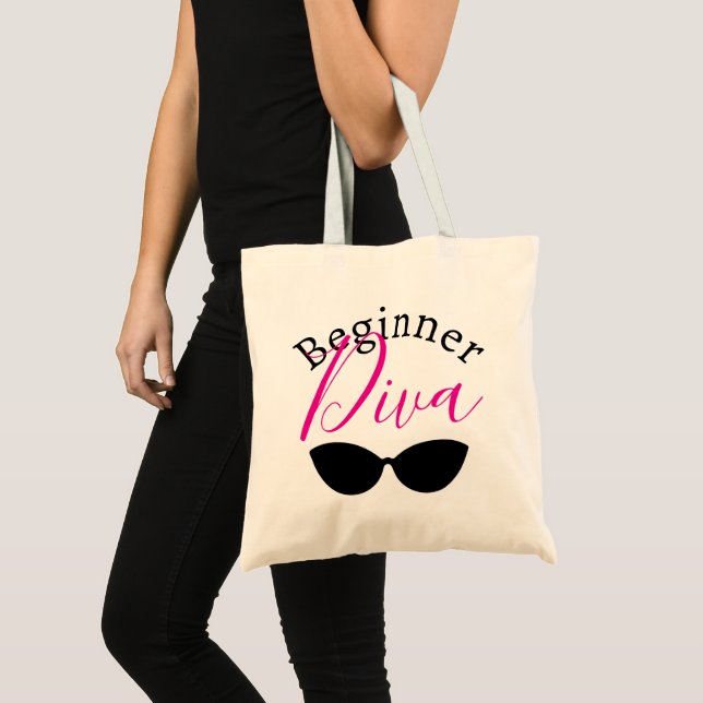 Bolsa Tote Mencionador Diva Sassy Engraçado (Frente (produto))