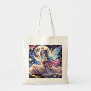 Bolsa Tote Menina Anime Princesa Fada da Lua no Jardim