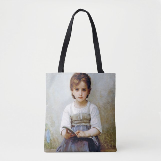 Bolsa Tote Menina, Bouguereau (Frente)