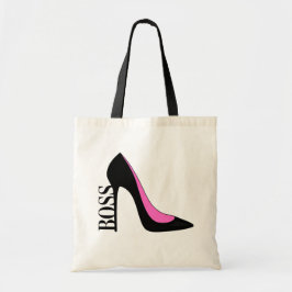 Bolsa Tote Menina Chefe Rosa Preto