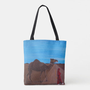 Bolsa Tote Menina com pintura de camelo por Alfred Fox