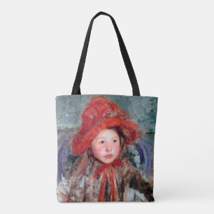 Bolsa Tote Menina com um Grande Chapéu Vermelho, Mary Cassatt