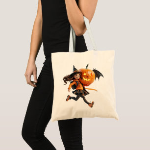 Bolsa Tote Menina da Abóbora