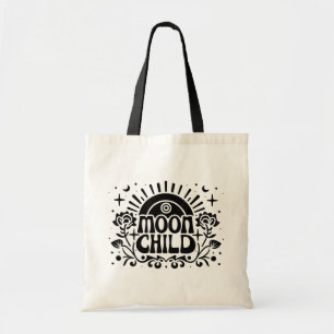 Bolsa Tote Menina da lua, garota espirituosa