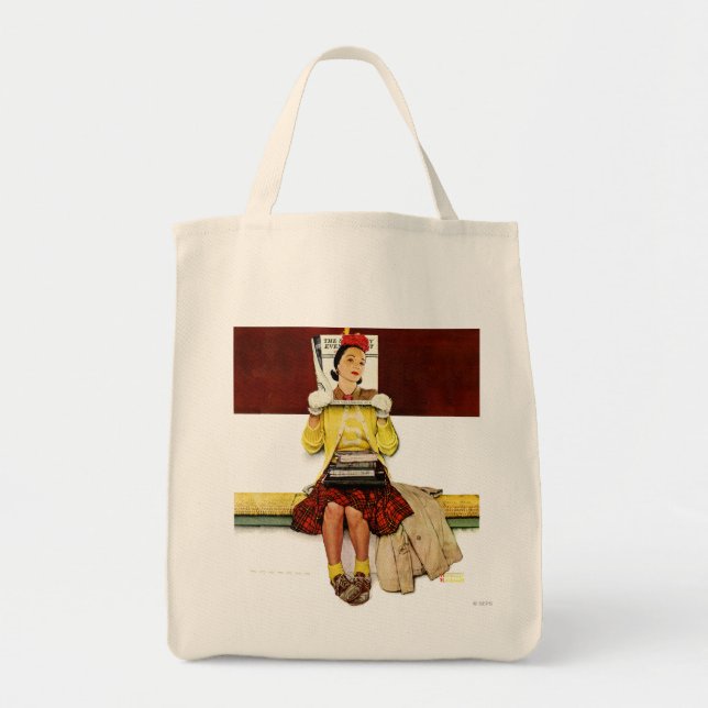 Bolsa Tote Menina de cobrir (Frente)