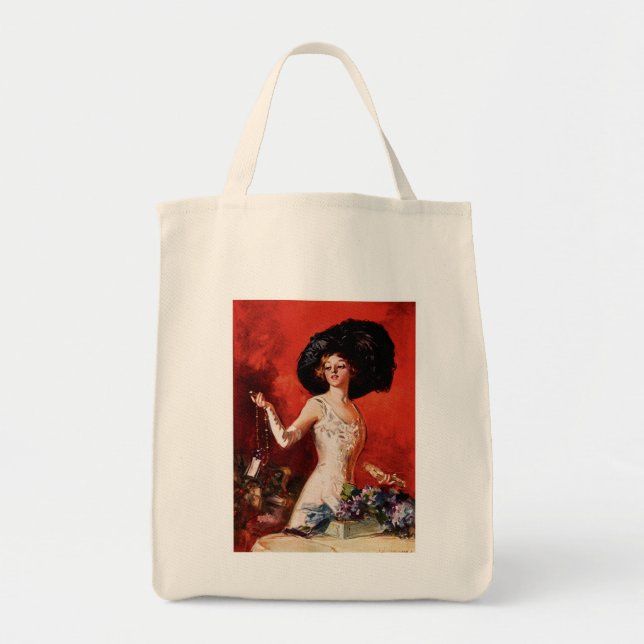 Bolsa Tote Menina do encanto de Edwardian (Frente)