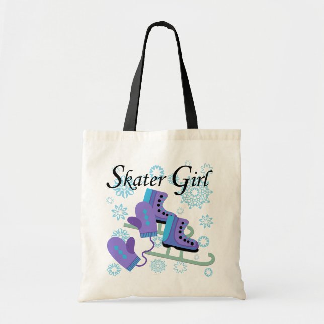 Bolsa Tote Menina do patinador (Frente)