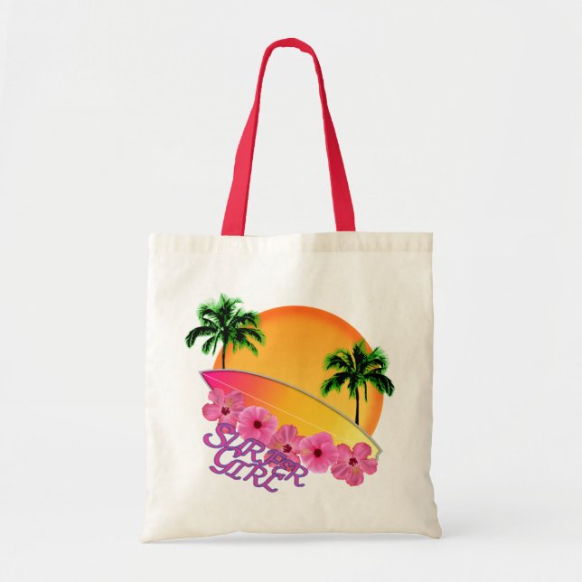 Bolsa Tote Menina do surfista (Frente)