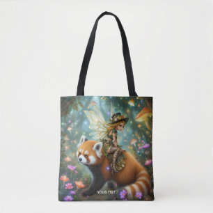 Bolsa Tote Menina Fantasia Fofa Montando Panda