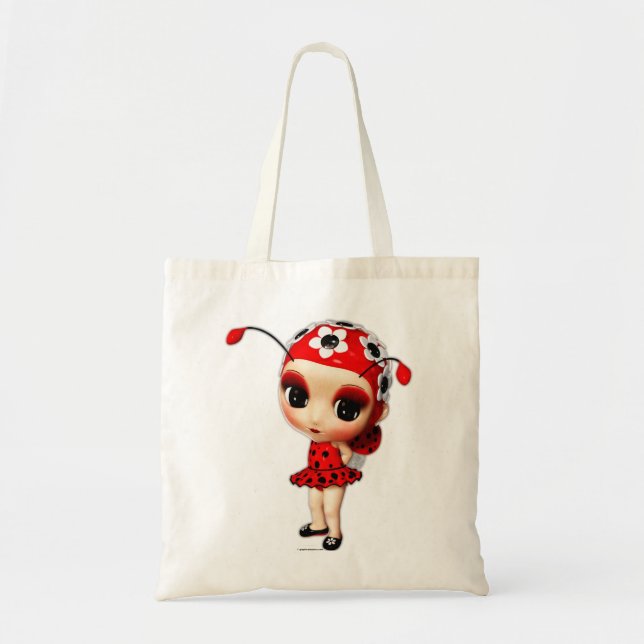Bolsa Tote Menina Ladybug (Frente)
