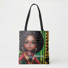 Bolsa Tote Menina negra americana africana