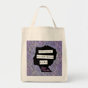 Bolsa Tote Menina Obstinada e Teimosa Orgulho & Preconceito