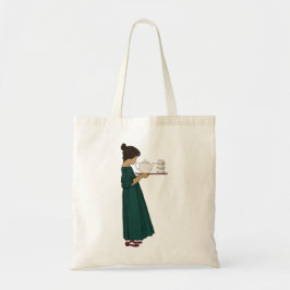 Bolsa Tote menina Totebag do chá do 1920