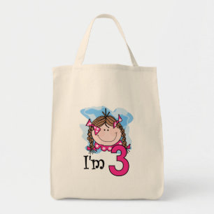 Bolsa Tote Menina triguenha eu sou três