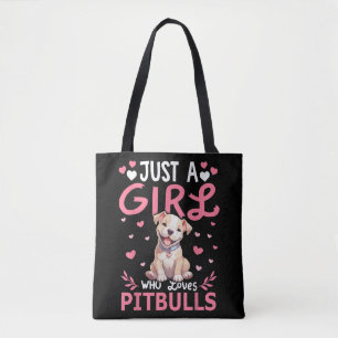 Bolsa Tote Meninas De Cachorro Pitbull Mulheres Apenas Uma Me
