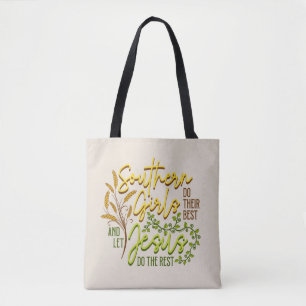 Bolsa Tote Meninas do Sul Deixam Jesus Fazer o Resto (Luz)