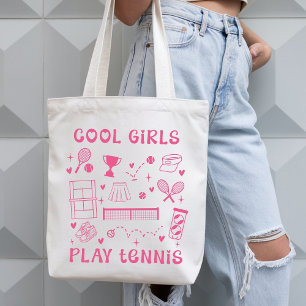 Bolsa Tote Meninas Legais Rosa Jogam Tênis Corações Fofos