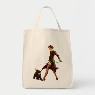 Bolsa Tote MENINAS MÁS Pin-UPS retro da NOTÍCIA BOMBÁSTICA