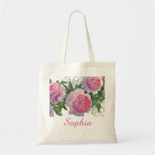 Bolsa Tote Meninas Moda Caprichosa Arco-íris Cartoon Nome Cri