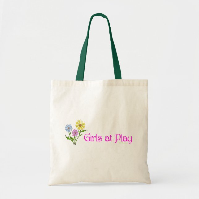 Bolsa Tote Meninas no jogo (Frente)