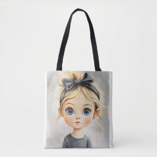Bolsa Tote Menininha linda com olhos lindos V1