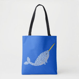 Bolsa Tote Menino Azul e Bonito Narrador, Padrão