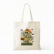 Menino Fantasma Camuflado Halloween Doce ou Traves