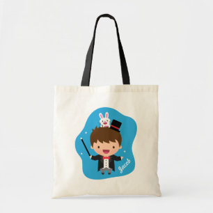 Bolsa Tote Menino Mágico Fofo Coelho Mágico Personalizado