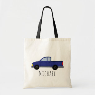 Bolsa Tote Meninos Cute Boys Blue Pickup Cartoon