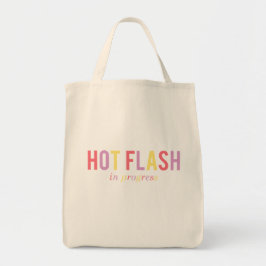 Bolsa Tote Menopausa Engraçado Flash Quente Em Curso