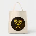 Bolsa Tote Menorah Flame<br><div class="desc">Uma renderização digital da menorah judaica de sete ramificações (hebraico: מְ נ וֹ ה ‎). A menorah de sete ramificações, usada no santuário portátil montado por Moisés na selva e, mais tarde, no Templo em Jerusalém, tem sido símbolo do judaísmo desde a Antiguidade e é o emblema no casaco de...</div>