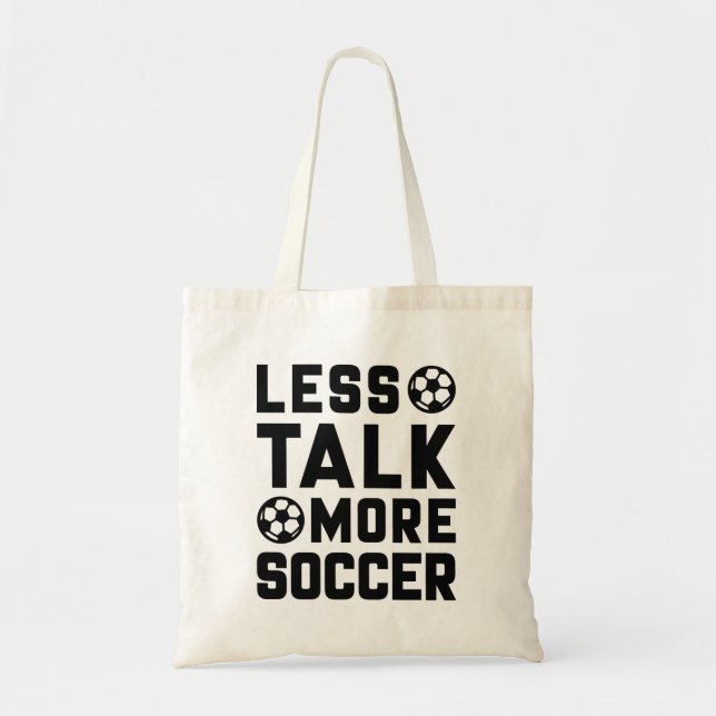 Bolsa Tote Menos Fale Mais Futebol (Frente)