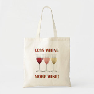 BOLSA TOTE MENOS VINHO, MAIS VINHO!