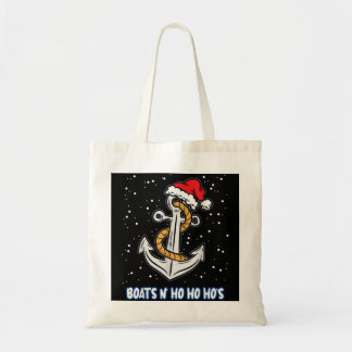 Bolsa Tote Mens Boats N Ho Hos Natal Pajama Engraçado Humo