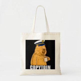 Bolsa Tote Mens Capybara Boat Capitão Capytain