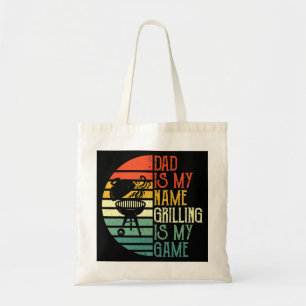 Bolsa Tote Mens Pai É O Meu Nome Griling É O Meu Jogo Do Espo