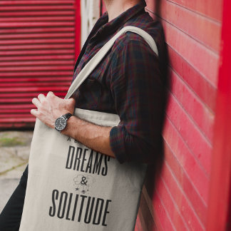 Bolsa Tote Mensagem Única Sonhos e Solidão